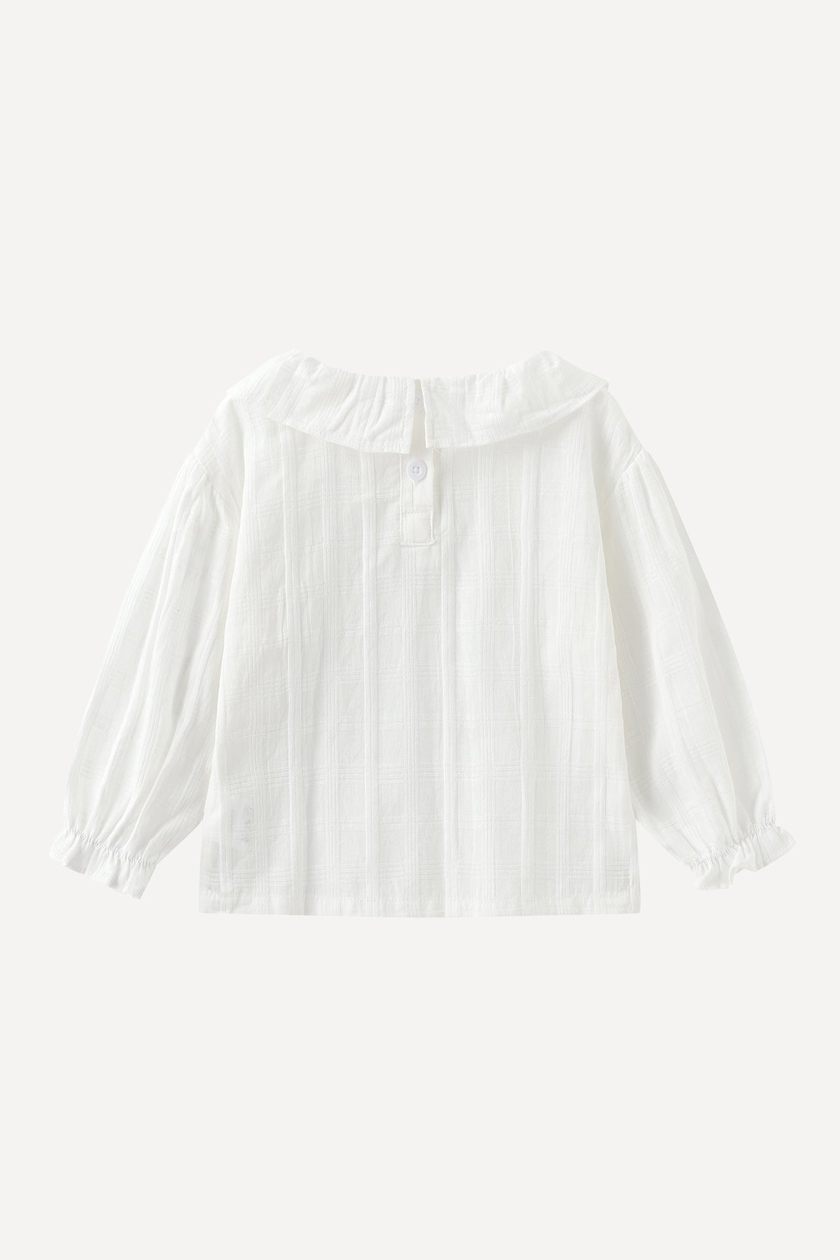 Frill Neck Top in White