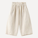 Organic Cotton Linen Pants in Beige