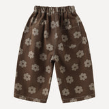 Flower Pants in Brown