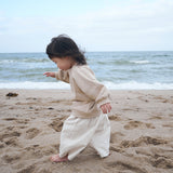 Slouchy Sweatshirt in Beige