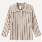 Chunky Knit Jumper in Beige