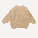 Chunky Knit Sweater in Beige