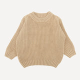 Chunky Knit Sweater in Beige